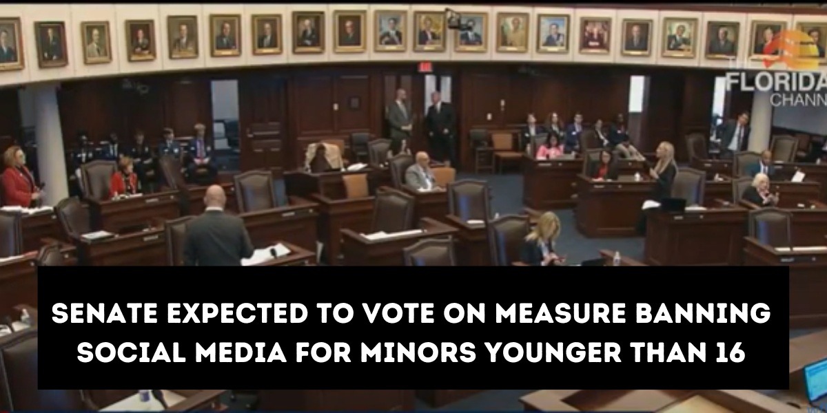 Senate expected to vote on measure banning social media for minors younger than 16
